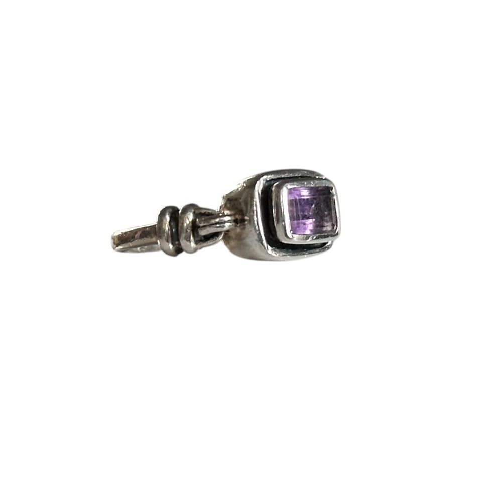 Silpada Sterling Silver Ring with Light Purple Gemstone - Picture 6 of 9